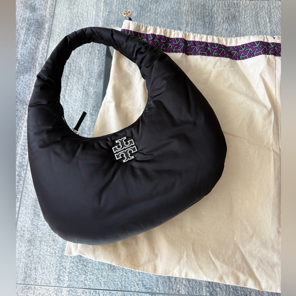 Tory Burch Britten Nylon Puffy Shoulder Bag
